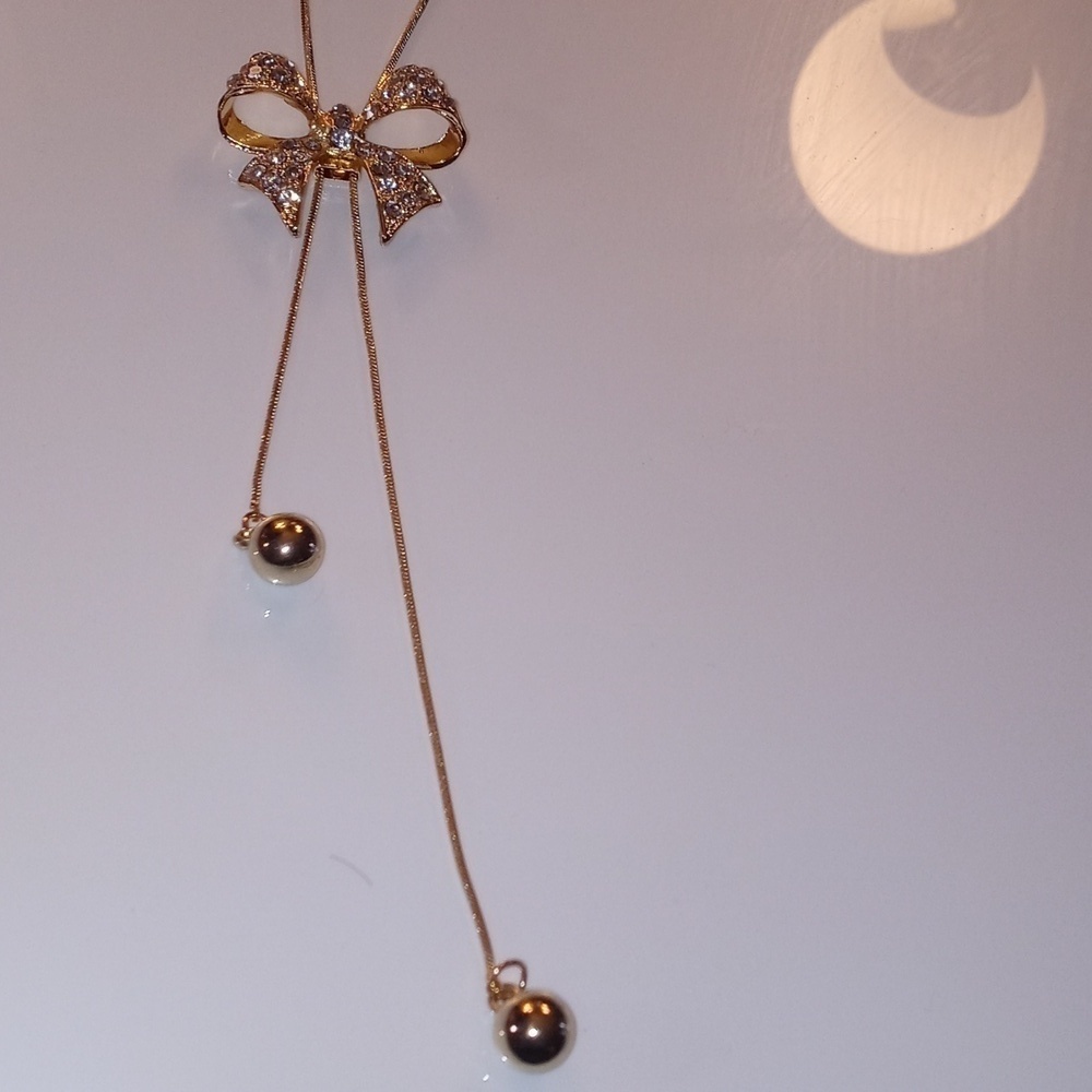 Necklace gold plated with pendant